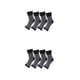 thumbnail image 4 of Medias de compresión antiesguince Seitruly 2 pares de nailon para transpirabilidad y absorción del negro S/M, 4 of 6