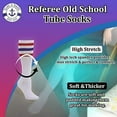 thumbnail image 3 of Yacht & Smith Women's Referee Cotton Tube Socks, Solid and Striped, Sports Sock, Casual Sock, 3 of 4