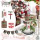 thumbnail image 3 of Decoración De Bandeja Con Gradas Navideñas Decoración Navideña Feliz Navidad, 3 of 3