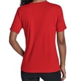 thumbnail image 2 of Women's Starter  Red Texas Rangers Poster Print T-Shirt, 2 of 2