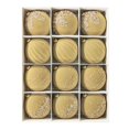 thumbnail image 2 of 12Pcs 3.15 Inch Khaki Velvet Christmas Ball Ornaments, Flocked Shatterproof Hanging Baubles for Holiday Tree Home Decor, 2 of 7