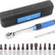 thumbnail image 1 of 1/4 Inch Drive 15-Piece Torque Wrench Set with Quick Release, 2-24N.m Adjustable, Compatible with Cars, Bikes, and Home Repair, 1 of 5