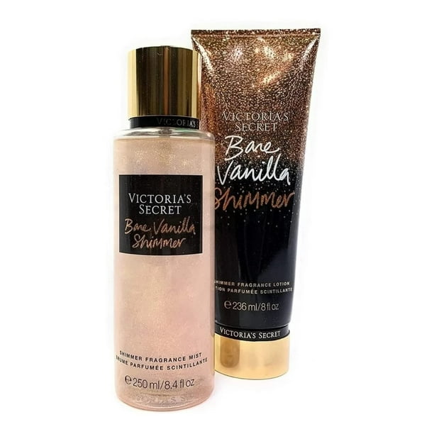 VictoriaAs Secret Bare Vanilla Shimmer Fragrance Mist and Lotion