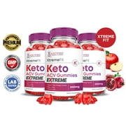 (3 Pack) Xtreme Fit Keto Extreme ACV Gummies 2000mg Dietary Supplement 180 Gummys