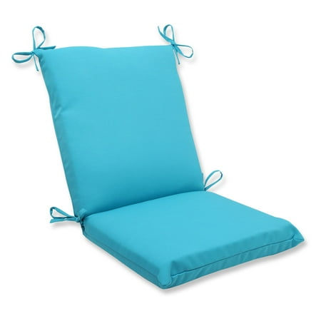 Pillow Perfect Outdoor Indoor Veranda Turquoise Squared Corners
