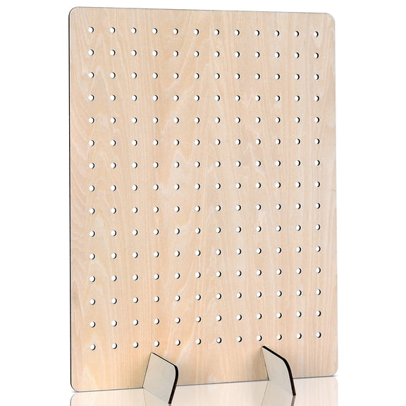 Storage Standard Wood Pegboard Jewelry Organizer Retail Display Stand for Craft Shows 17 x 13 in