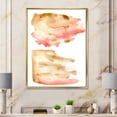 thumbnail image 2 of Designart 'Red Pink Gold and Beige Abstract Clouds' Modern Framed Canvas Wall Art Print, 2 of 5