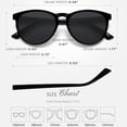 thumbnail image 3 of Fozono Classic Round Polarized Sunglasses for Women FZN825, 3 of 6
