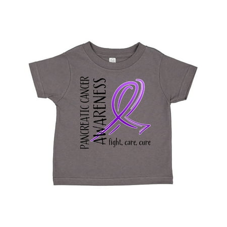 

Inktastic Pancreatic Cancer Awareness- Fight care cure Gift Toddler Boy or Toddler Girl T-Shirt