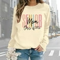 thumbnail image 4 of Women's Sweatshirts 2025 Senior Mom Class Of 2026 Sweatshirt Long Sleeve Crewneck Pullover Tops Sweatshirt for Women, 4 of 7