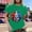 Green, variant on Graphic Tees for Women Patriotic Graphic Tee for Women Casual Short Sleeve Crew Neck Everyday Wear by States Independence Day Celebration Green XL