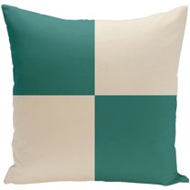 Simply Daisy 16" x 16" Holiday Brights Collection Geometric Outdoor Pillow