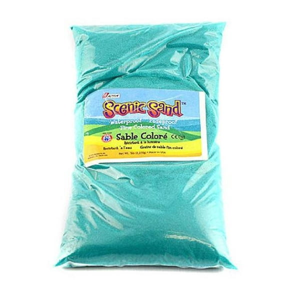 Scenic Sand Activa 5 lbs Sac de Sable Coloré et Turquoise