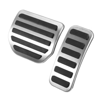 SILVER Non Slip Automatic Gas Brake Foot Pedal Pad Cover Car SILVER Non Slip Automatic Gas Brake Foot Pedal Pad Cover Car