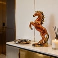 thumbnail image 7 of YOHAVEN 2026 Year Of The Horse Gilded Standing Stallion Figurine, Prosperity Success Decor, Gold‑Tone Resin Desk Ornament, Cultural Gift For Lunar New Year, Business Openings, Career Milestones, 7 of 7