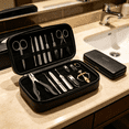 thumbnail image 6 of EXLEAF 2026 New Mens Grooming Kit Heavy Duty Nail Clippers Mens Gift Set Professional Toenail Clippers Nail Care Kit for Women Black Style 9, 6 of 7