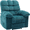 Blue, variant on Recliner Chair,Manual Rocker Recliner Chair for Adults,Single Recliner Seat with Side Pockets,Upholstered Fabric Lazy Boy Recliner for Living Room Bedroom