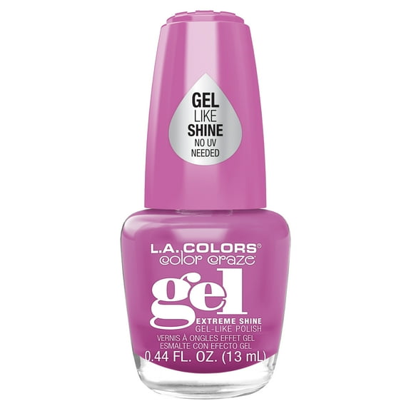 L.A. COLORS Gel Like Shine Nail Polish, My Jam, 0.44 fl oz
