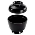 thumbnail image 2 of DOLITY Miso Soup Bowl Kitchen Multipurpose Tableware for Instant Noodle Fruit Ramen solid black, 2 of 9