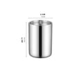 thumbnail image 2 of Portable Tabletop Ash Tray Household Stainless Steel Funnel Ash Proof Ashtray Multi Function Office Car Smoking Accessories, 2 of 6