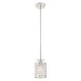 thumbnail image 3 of Livex Lighting Grammercy Mini Pendant in Brushed Nickel, 3 of 11