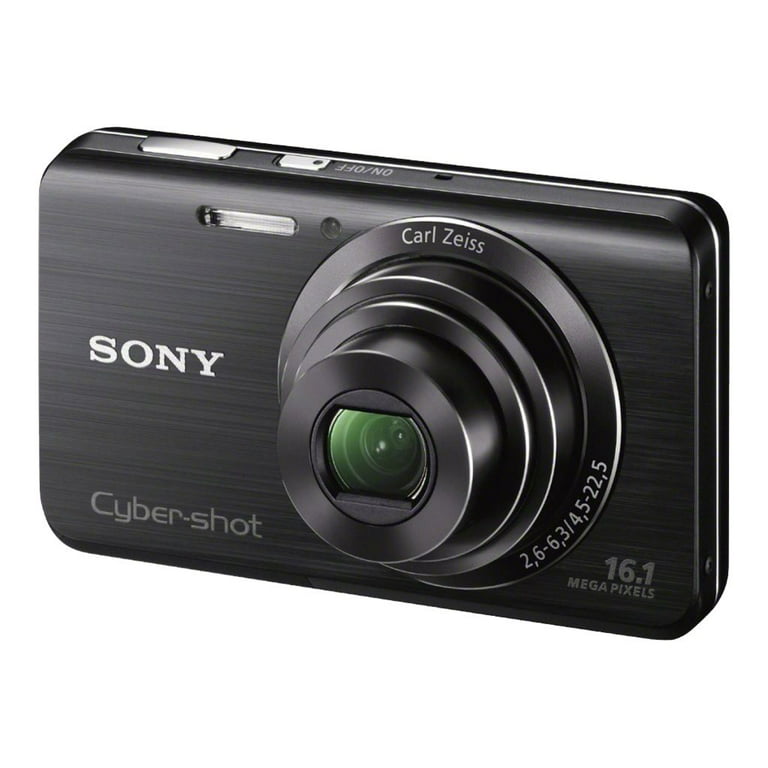Sony Cyber-shot DSC-W650 - Digital camera - compact - 16.1 MP - 720p - 5x  optical zoom - Carl Zeiss 27 MB - black 