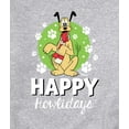 thumbnail image 3 of Disney - Happy Howlidays Pluto - Men's Crew Fleece Sweatshirt Sweatshirt, 3 of 5