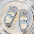 thumbnail image 4 of Ccpelsie Flower Girl Shoes Dress Shoes Toddler Girls Flats Princess Wedding Shoes for Little Big Kids(Silver,1.5), 4 of 9