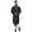 Black, variant on Atasi Solid Long Sleeve Kurta For Men Mandarin Collar Ethnic Long Kurta For Boys