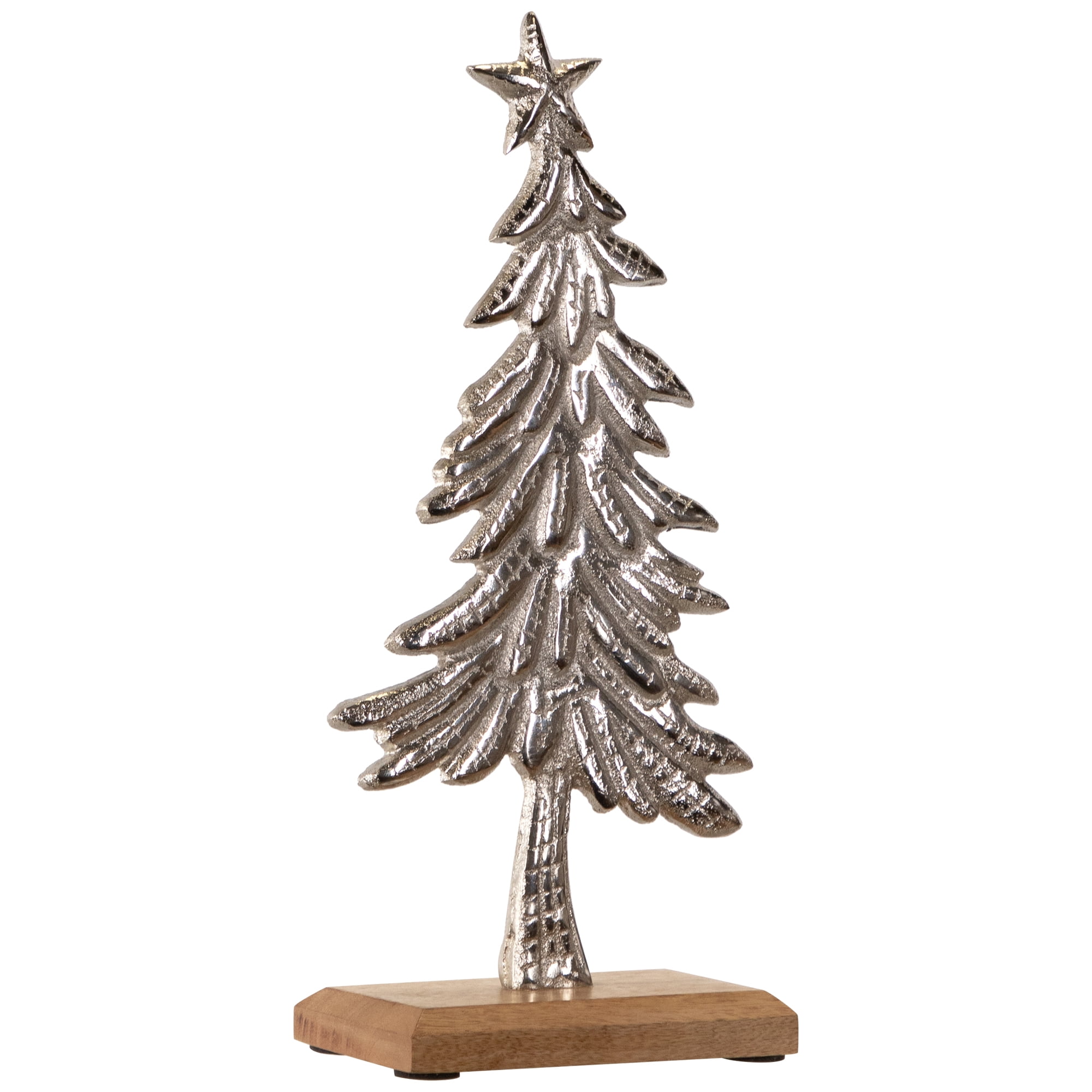 Northlight Embossed Swaying Tree Metal Christmas Decoration - 12"