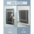 thumbnail image 3 of SIXHOME Bathroom Rugs Absorbent Quick Dry Bath Mat Non Slip Bath Rug with Rubber Backed Bath Mat for Bathroom Floor Low Profile Dirt Resistant Shower Rugs for Bathroom Sink Bathtub 24"x48" Dark Grey, 3 of 8