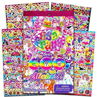 Vintage Lisa Frank Little, Tiny Stickers Puppy Dog Kitty Cat 2 sheets NEW  sealed