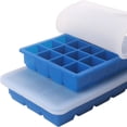 thumbnail image 6 of 1 Tbsp & 2 Tbsp Silicone Freezer Molds - For Storing Garlic, Herbs, Ginger, Pesto, Tomato Paste, Lemon Juice,Vegetable Purees,Purees and More - Silicone Food Freezer Tray (Blue 2 Pack), 6 of 6