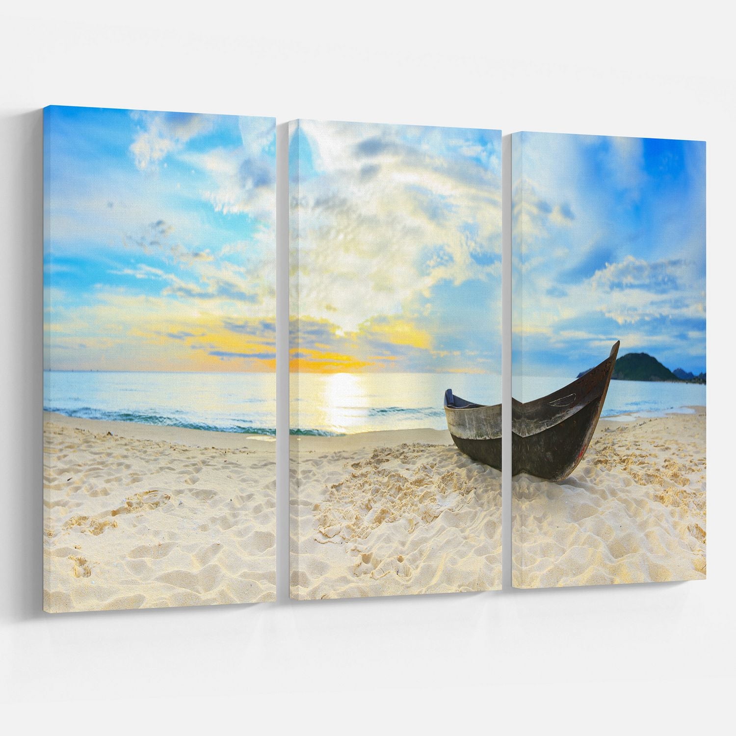 Design Art Calme Plage Panorama Art Sur Toile