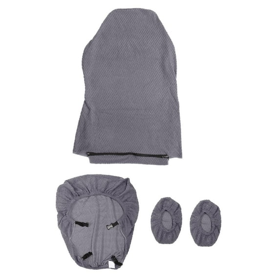 Office Computer Chair Slipcovers, Computer Chair Slipcovers Seat and Back Cover Gaming Chair Protector Slipcover for Office Rotating Chair Dark Gray