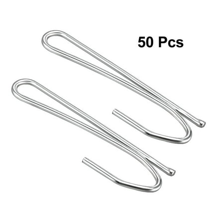 Curtain Hooks Metal Single Prongs Pinch Pleat For Drapes Tapes