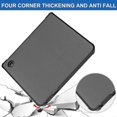 thumbnail image 4 of For Kobo Sage 8" E-reader Released 2021, Soft Tpu Matte Back Cover, Slim Smart Folio Cover With Magnetic Closure And Kickstand - Grey, 4 of 5