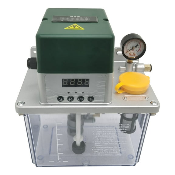 INTSUPERMAI Auto Lubrication Pump CNC Digital Electric Lubrication Pump Oiler 3L 220V