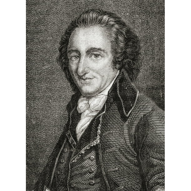 Thomas Paine 1737 1809 English American Writer And Political Pamphleteer From Histoire De La Revolution Francaise By Louis Blanc Stretched Canvas Ken Welsh Design Pics 26 X 36 Walmart Com Walmart Com