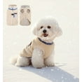 thumbnail image 2 of Fleece Dog Vest With Back Zipper And D-Ring, Double-Sided Thickened Warm Pet Jacket For Winter Walks, Lightweight Thermal Vest For Small To Medium Dogs, 2 of 7