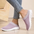 thumbnail image 3 of Rokment Athletic Walking Running Mules Backless Shoes for Women Lightweight Comfortable Orthopedic Memory Foam Clogs Handsfree Sandals Non Slip Nursing Work Half Slippers Sneakers F Size 7, 3 of 7