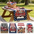 thumbnail image 2 of zhangmingg Farmhouse Dining Table Runner Striped Printed Kitchen Centerpiece Scarf for Holiday Party, 2 of 4