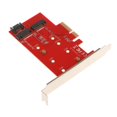 thumbnail image 1 of Tarjeta Adaptadora con Destornillador Cable 2 Puerto M.2 B licencia Base Herramientas shamjiam Tarjeta adaptadora PCIe a NGFF, 1 of 7