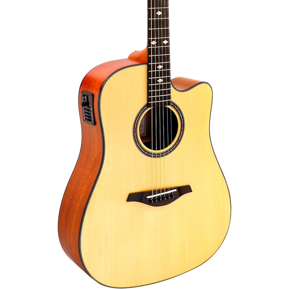 Hohner A+ AS355CE Solid Top Cutaway Dreadnought AcousticElectric