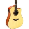 Hohner A+ AS355CE Solid Top Cutaway Dreadnought Acoustic-Electric Guitar With Gig Bag Satin Natural