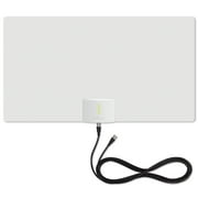 Mohu Leaf Supreme PRO Amplified Indoor HDTV Antenna with Signal Indicator and 12ft. Coaxial Cable