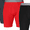 Brilliant Red, Greystone, Rich Black, variant on Athletic Works Men's Long Leg Boxer Briefs Underwear, 3 Pack
