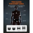 thumbnail image 2 of MANSPOT Recortadora de pelo de ingle para hombres, afeitadora de cuerpo y 90 minutos después de cargarse completamente, afeitadora de ingle y, 2 of 6