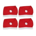 thumbnail image 4 of Xmas Holiday Hat, Decorative Christmas Car  Headrest Cover  Soft Beautiful With Traditional Colors For Keeping Warm, 4 of 8