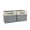 Gray, variant on Collapsible Storage Cube Set of 2, 10" Tall Folding Fabric Storage Bins, Space Saving Organizer for Shelves, Closets and Home Storage